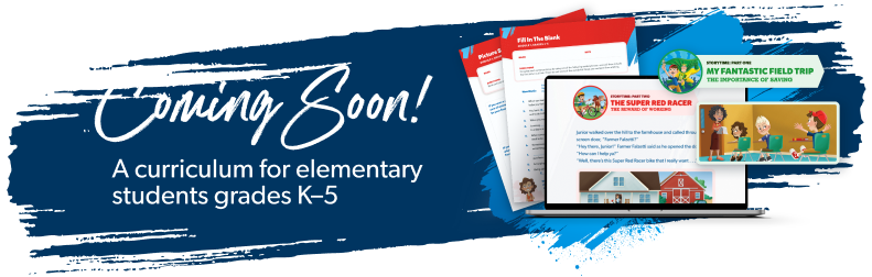 Coming Soon! A curriculum for elementary students, grades K–5. 